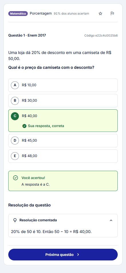 Alternativa correta e explicação